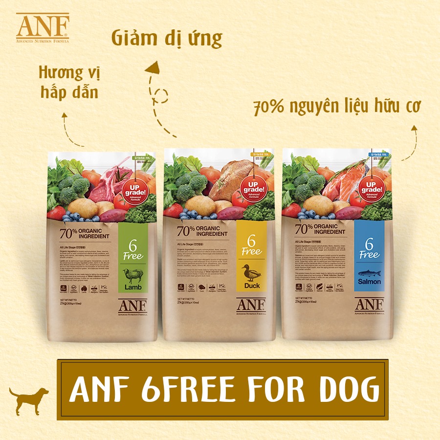 Thức ăn hạt ANF 6Free dành cho chó